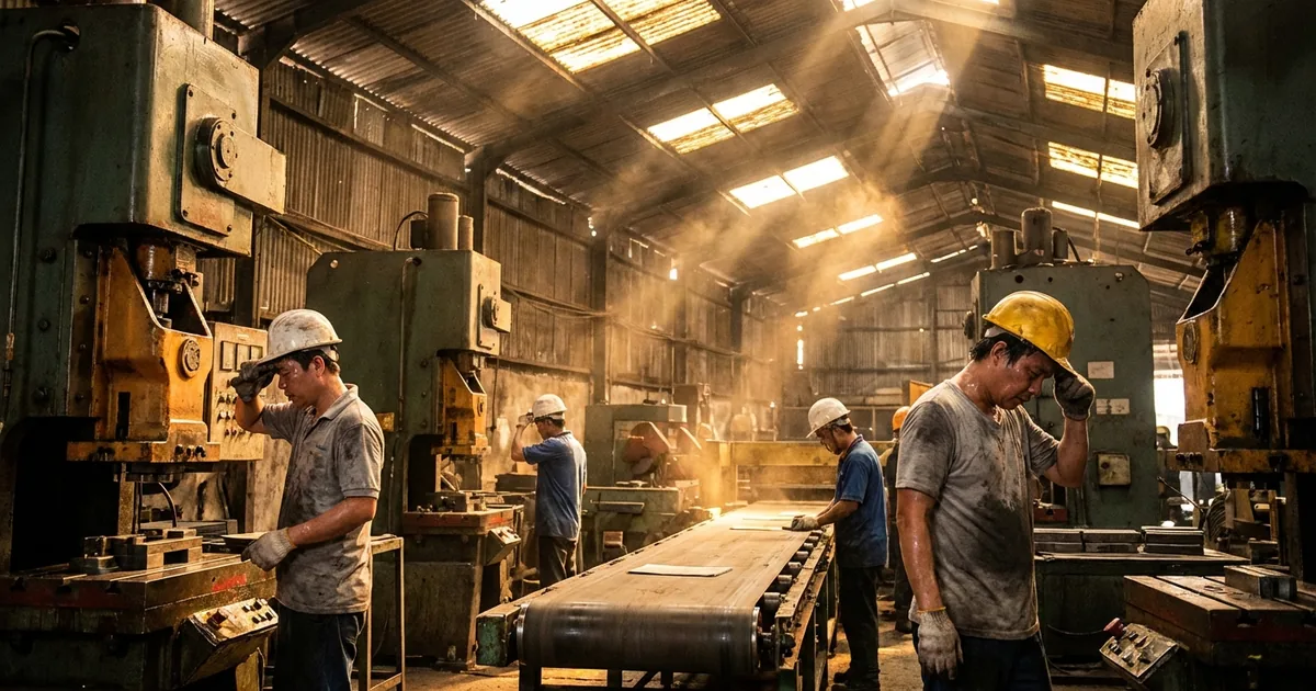 Masalah panas pada atap pabrik dan gudang konvensional yang menyerap panas matahari secara berlebihan