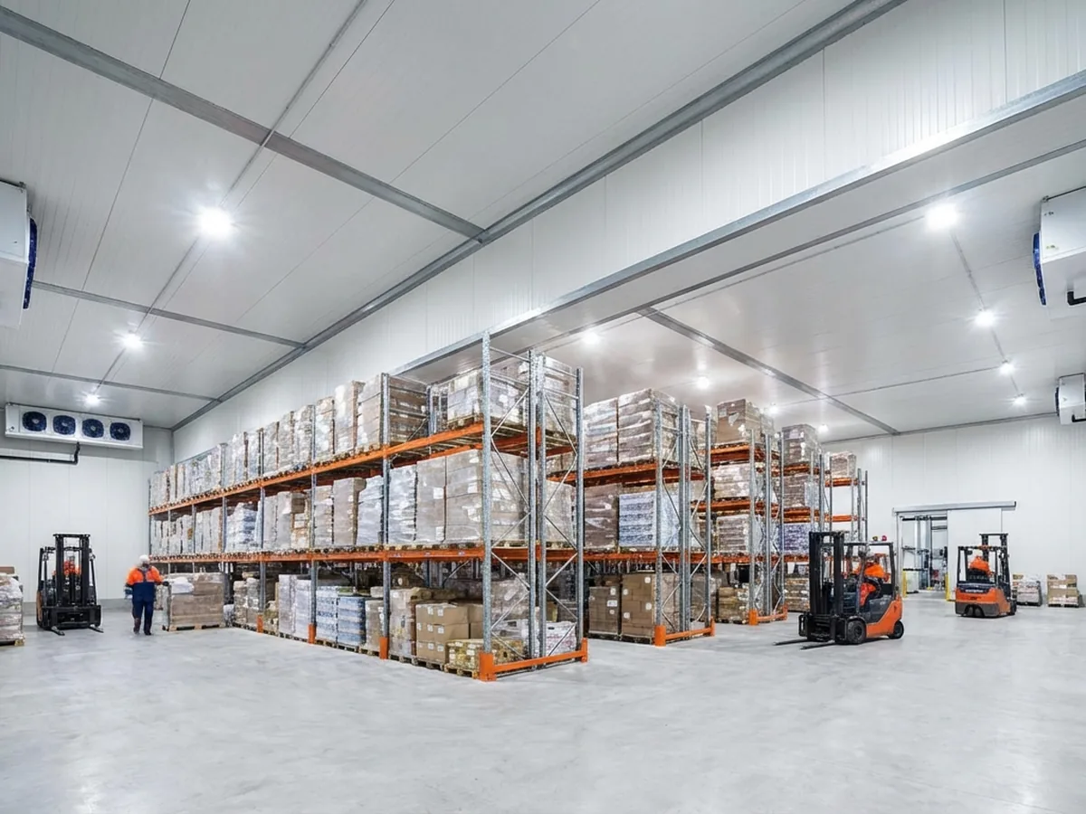 Fasilitas cold storage modern menggunakan sandwich panel PU