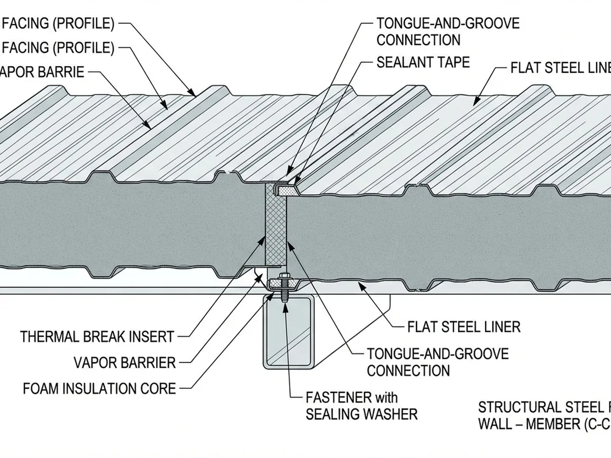 Diagram perbandingan bobot dan performa dinding panel sandwich dengan bata ringan