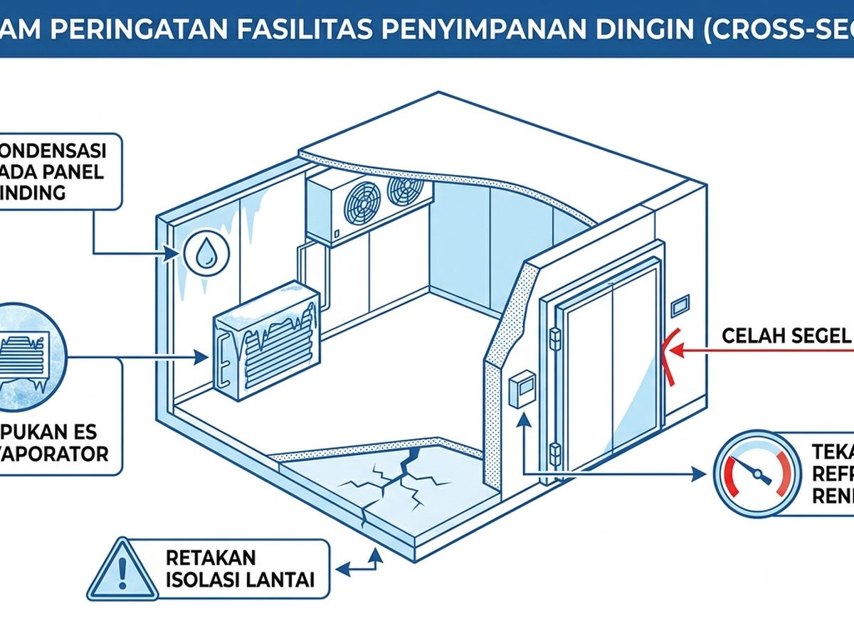 Diagram Tanda Kerusakan Cold Storage