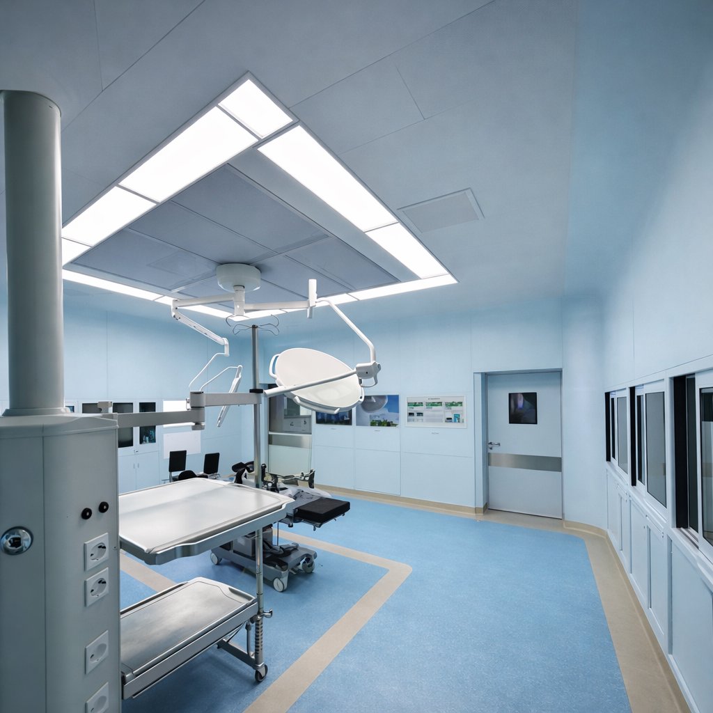 Panel dinding modular untuk kamar operasi rumah sakit